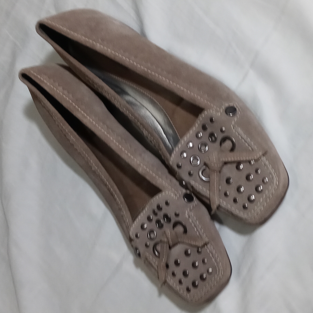 Suede flats